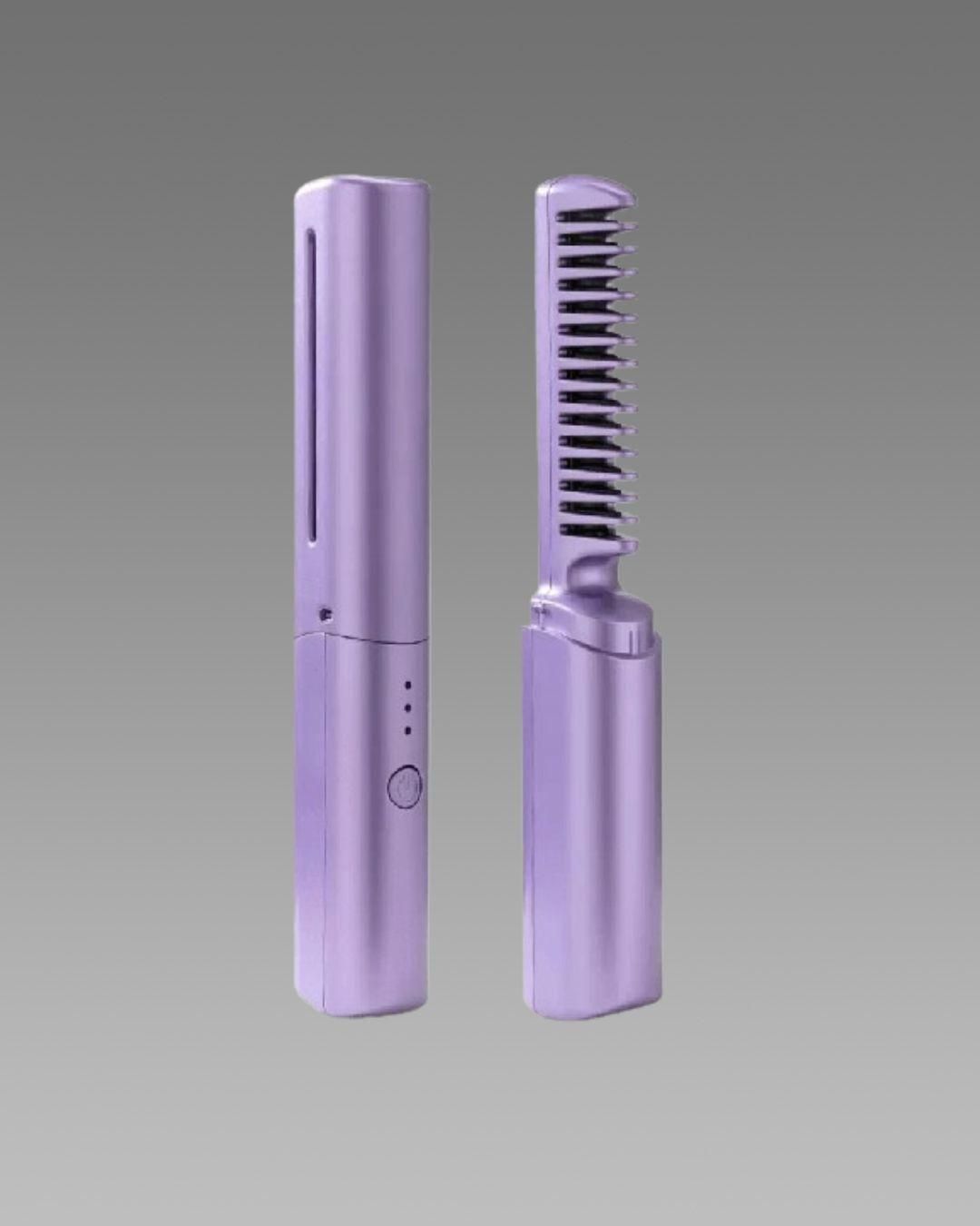 Meneflix™ Portable Mini Adjustable Hair Straightener – Hot Comb