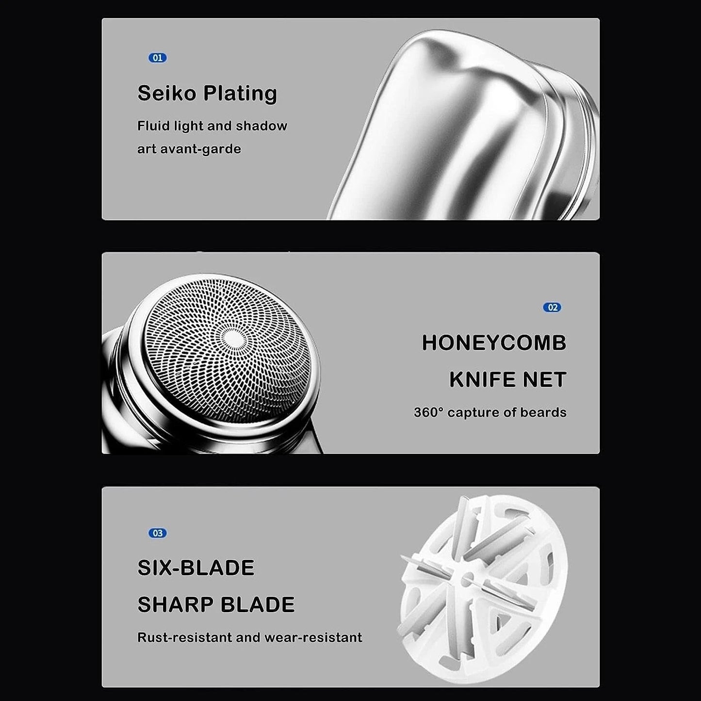 Rechargeable Mini Portable Electric Shaver